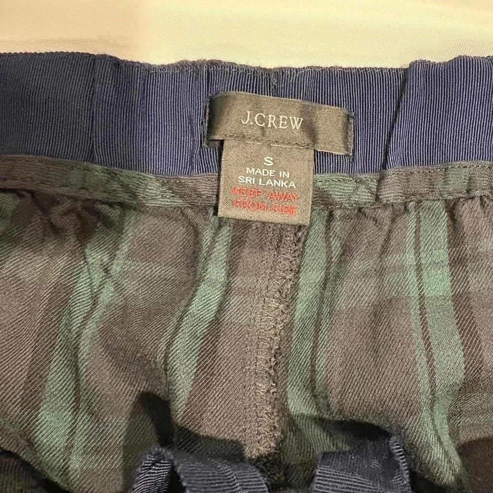 J Crew Flannel‎ Pajama  Pant - Size S.